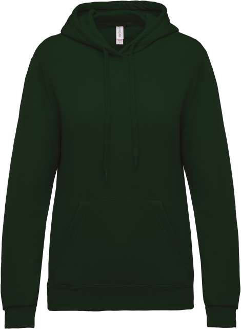 Kariban Ladies’ Hooded Sweatshirt mikina - Kariban Ladies’ Hooded Sweatshirt mikina - Forest Green