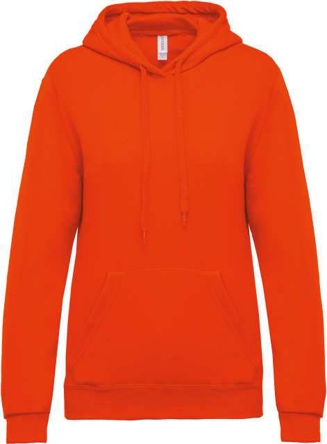 Kariban Ladies’ Hooded Sweatshirt mikina - Kariban Ladies’ Hooded Sweatshirt mikina - Tennessee Orange