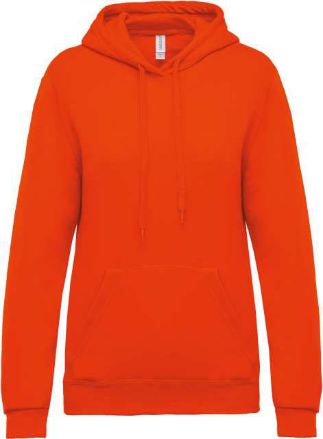 Kariban Ladies’ Hooded Sweatshirt - Orange