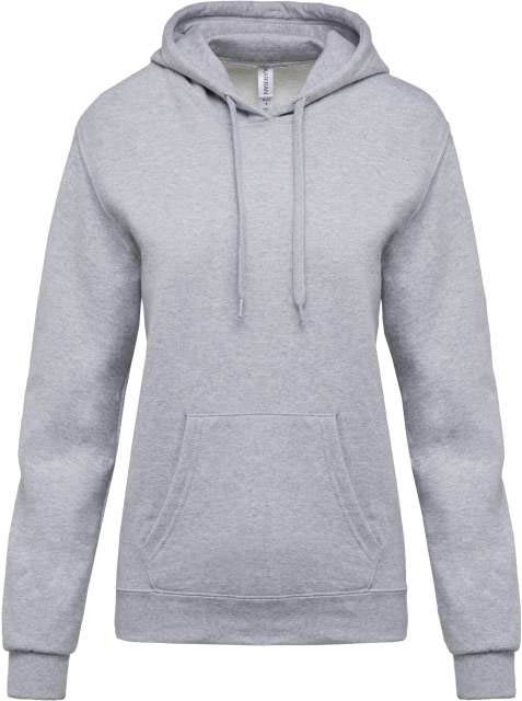 Kariban Ladies’ Hooded Sweatshirt mikina - šedá