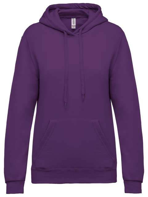Kariban Ladies’ Hooded Sweatshirt mikina - Kariban Ladies’ Hooded Sweatshirt mikina - Purple