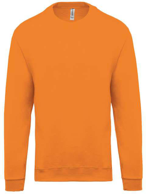 Kariban Crew Neck Sweatshirt mikina - oranžová