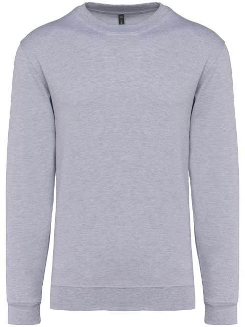 Kariban Crew Neck Sweatshirt mikina - šedá