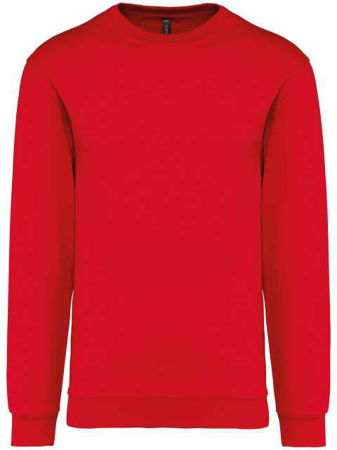 Kariban Crew Neck Sweatshirt - červená