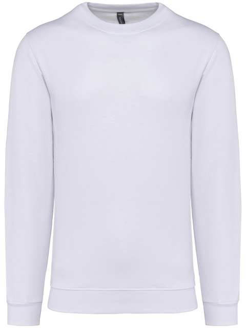 Kariban Crew Neck Sweatshirt - biela