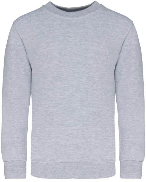 Kariban Kids' Crew Neck Sweatshirt - grey