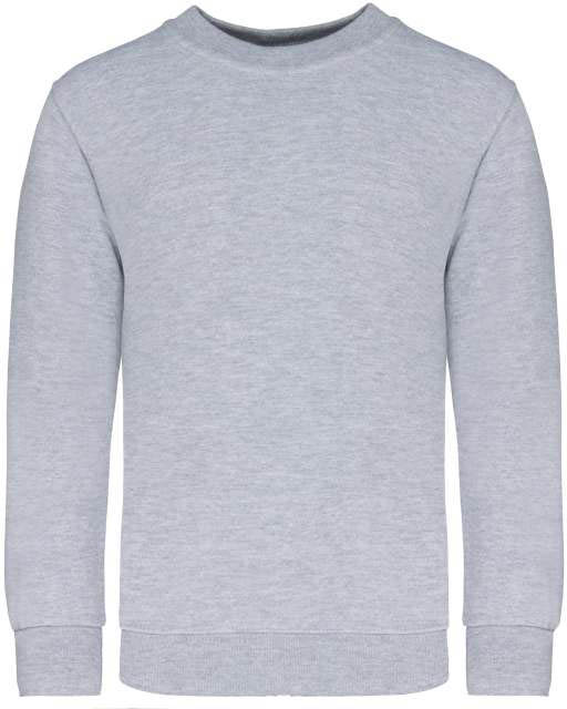 Kariban Kids' Crew Neck Sweatshirt - Kariban Kids' Crew Neck Sweatshirt - Ice Grey