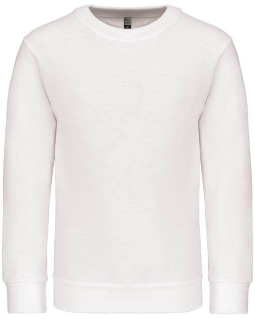 Kariban Kids' Crew Neck Sweatshirt mikina - Kariban Kids' Crew Neck Sweatshirt mikina - White