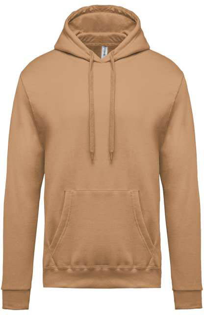 Kariban Men’s Hooded Sweatshirt mikina - hnědá