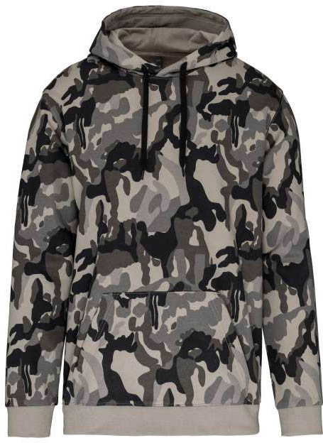 Kariban Men’s Hooded Sweatshirt - Kariban Men’s Hooded Sweatshirt - Camouflage