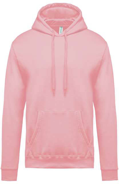 Kariban Men’s Hooded Sweatshirt - Kariban Men’s Hooded Sweatshirt - Light Pink