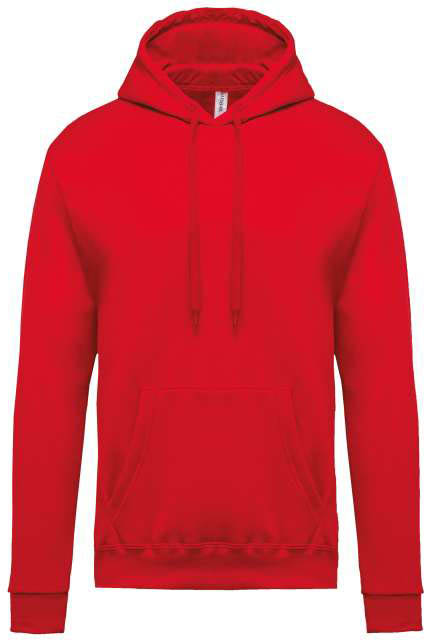 Kariban Men’s Hooded Sweatshirt mikina - červená