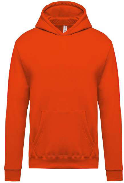 Kariban Kids’ Hooded Sweatshirt - oranžová