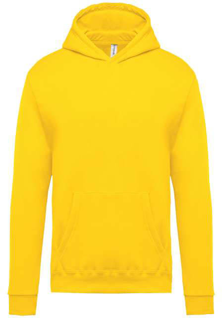 Kariban Kids’ Hooded Sweatshirt mikina - žlutá