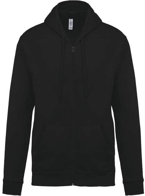 Kariban Full Zip Hooded Sweatshirt - black