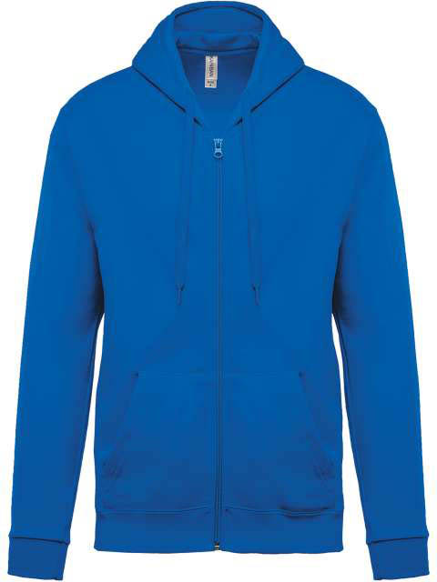 Kariban Full Zip Hooded Sweatshirt - Kariban Full Zip Hooded Sweatshirt - Royal