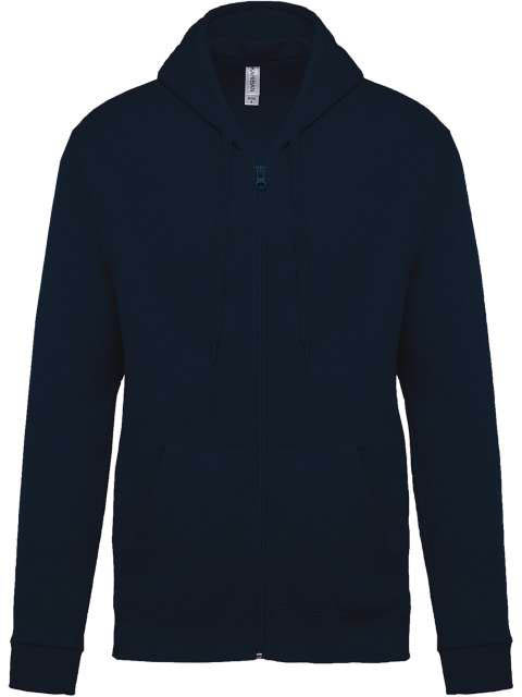 Kariban Full Zip Hooded Sweatshirt - blau