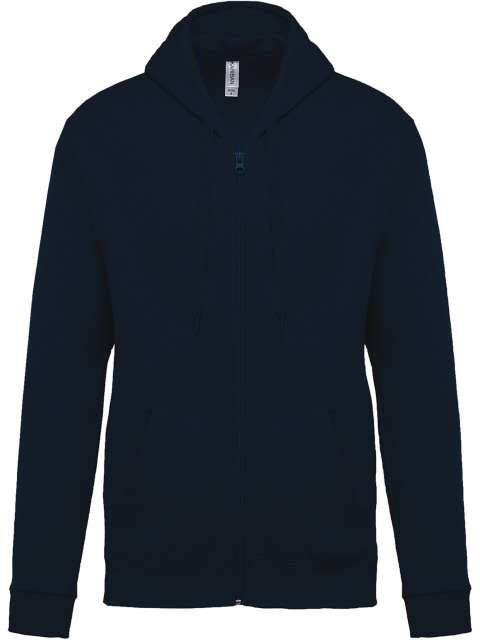 Kariban Full Zip Hooded Sweatshirt - Kariban Full Zip Hooded Sweatshirt - Navy