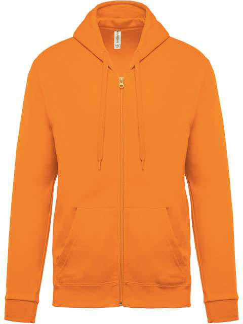 Kariban Full Zip Hooded Sweatshirt - Orange