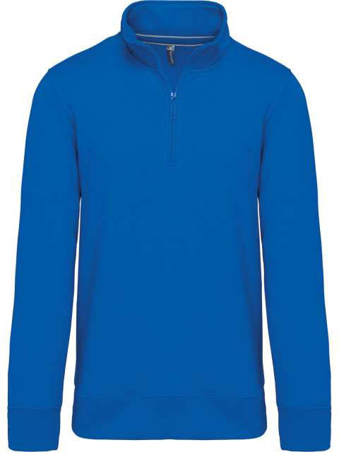 Kariban Zipped Neck Sweatshirt - Kariban Zipped Neck Sweatshirt - Royal