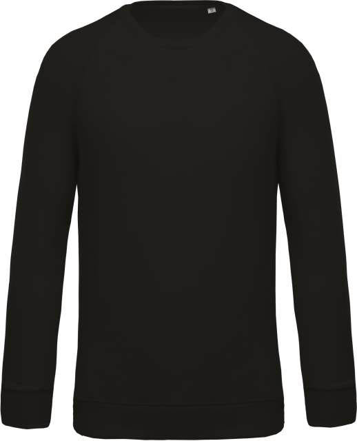Kariban Kids' Organic Raglan Sleeve Sweatshirt - Kariban Kids' Organic Raglan Sleeve Sweatshirt - Black