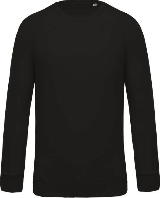 Kariban Kids' Organic Raglan Sleeve Sweatshirt mikina - Kariban Kids' Organic Raglan Sleeve Sweatshirt mikina - Black