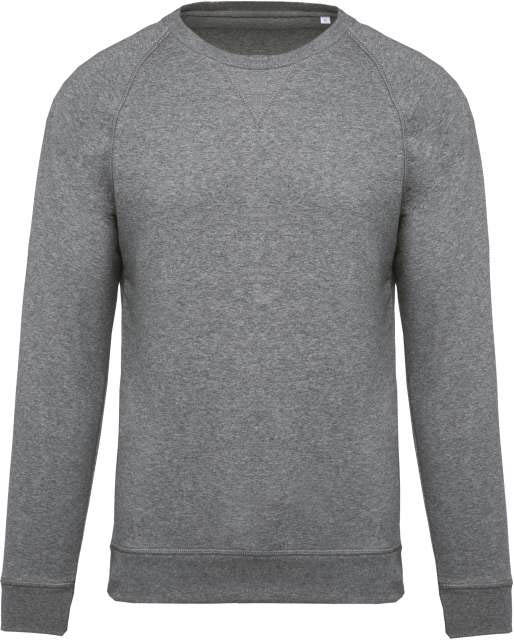 Kariban Kids' Organic Raglan Sleeve Sweatshirt - grey