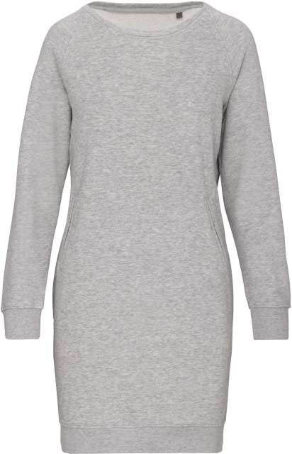 Kariban Organic Fleece Lounge Dress - grey