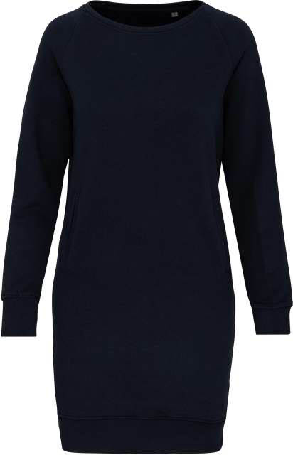 Kariban Organic Fleece Lounge Dress - Kariban Organic Fleece Lounge Dress - Navy