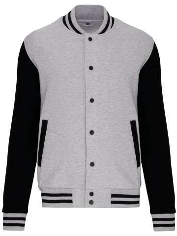 Kariban Unisex Teddy Fleece Jacket - grey