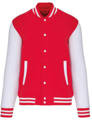 Kariban Unisex Teddy Fleece Jacket - red