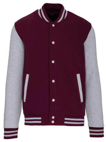 Kariban Unisex Teddy Fleece Jacket - Kariban Unisex Teddy Fleece Jacket - Maroon