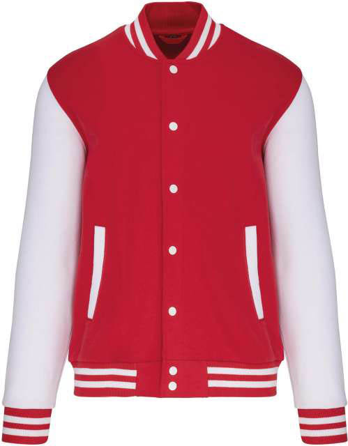 Kariban Kids Teddy Fleece Jacket - Kariban Kids Teddy Fleece Jacket - Cherry Red