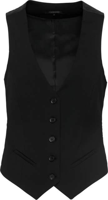 Kariban Ladies' Waistcoat - black