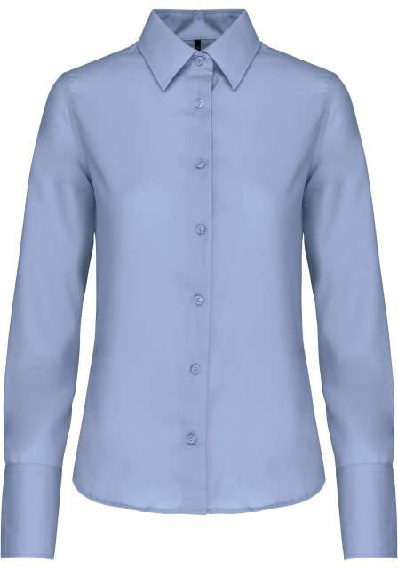 Kariban Ladies' Long-sleeved Non-iron Shirt - Kariban Ladies' Long-sleeved Non-iron Shirt - 