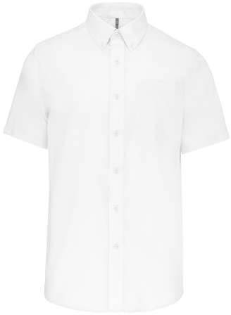 Kariban Men's Short-sleeved Non-iron Shirt - Kariban Men's Short-sleeved Non-iron Shirt - White