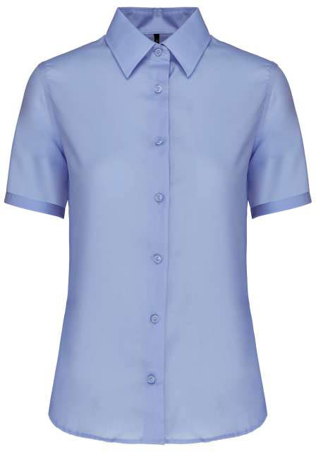 Kariban Ladies' Short-sleeved Non-iron Shirt - Kariban Ladies' Short-sleeved Non-iron Shirt - Stone Blue