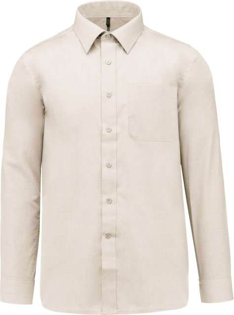 Kariban Jofrey Long-sleeved Shirt - Kariban Jofrey Long-sleeved Shirt - Natural