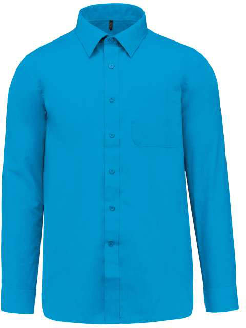 Kariban Jofrey > Long-sleeved Shirt - blau