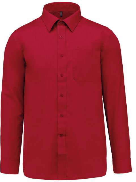 Kariban Jofrey > Long-sleeved Shirt - Kariban Jofrey > Long-sleeved Shirt - Cherry Red