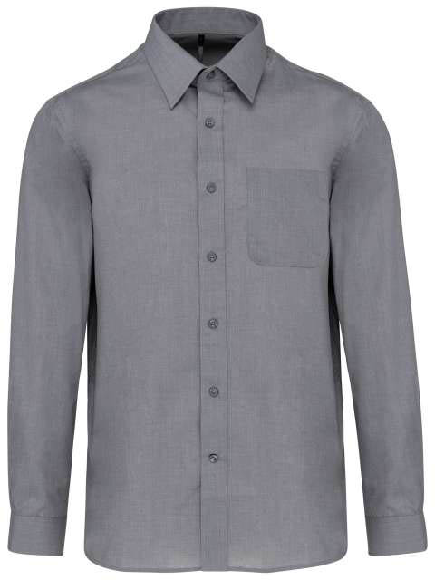 Kariban Jofrey Long-sleeved Shirt - Kariban Jofrey Long-sleeved Shirt - Charcoal