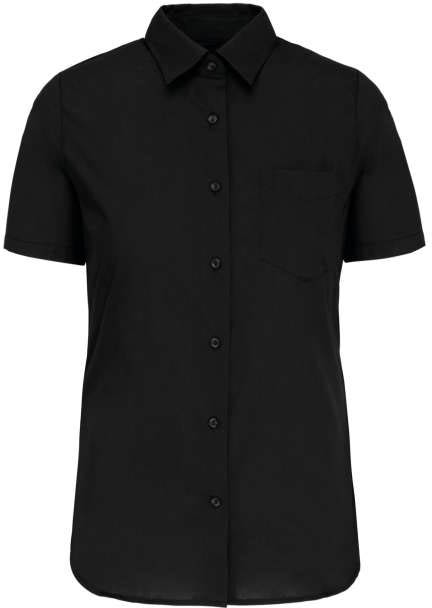 Kariban Judith > Ladies' Short-sleeved Shirt - čierna