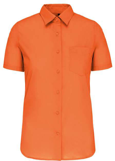 Kariban Judith > Ladies' Short-sleeved Shirt - Orange