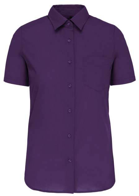 Kariban Judith > Ladies' Short-sleeved Shirt - Kariban Judith > Ladies' Short-sleeved Shirt - Purple