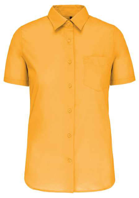 Kariban Judith > Ladies' Short-sleeved Shirt - yellow