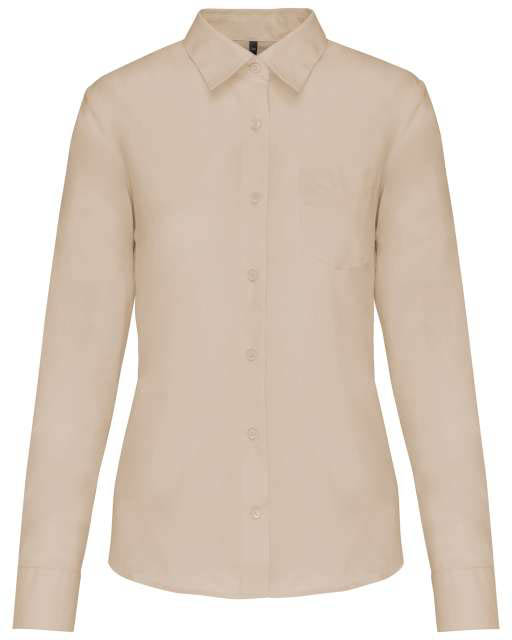 Kariban Jessica > Ladies' Long-sleeved Shirt - Kariban Jessica > Ladies' Long-sleeved Shirt - Natural