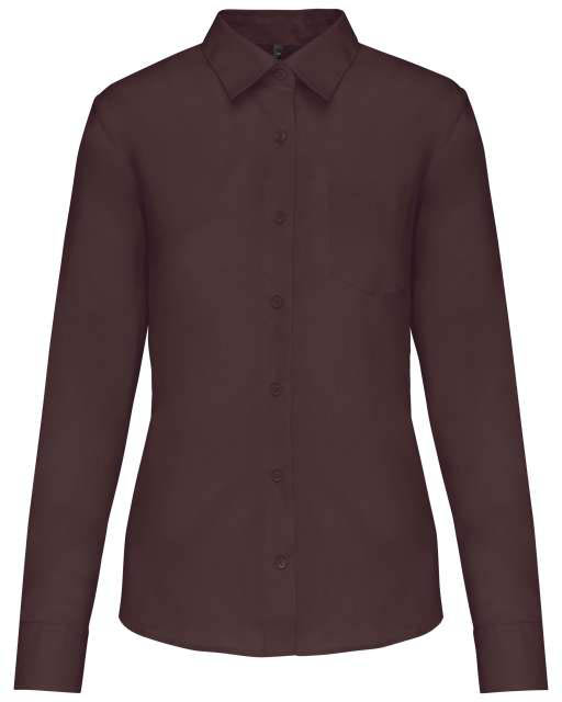 Kariban Jessica > Ladies' Long-sleeved Shirt - Bräune