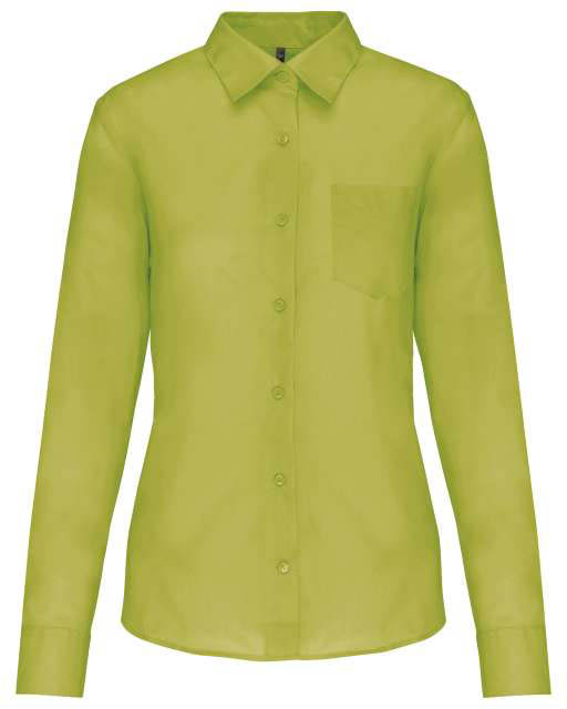 Kariban Jessica > Ladies' Long-sleeved Shirt - zelená