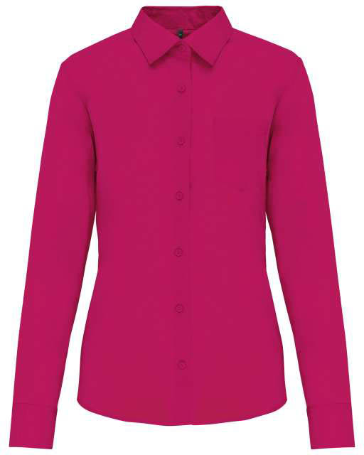 Kariban Jessica > Ladies' Long-sleeved Shirt - ružová