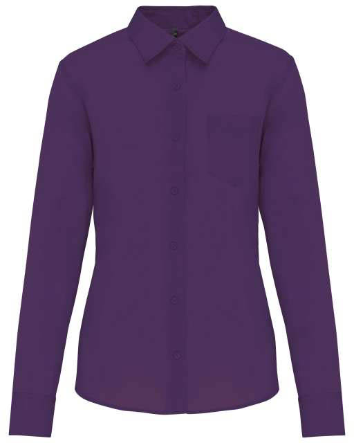 Kariban Jessica > Ladies' Long-sleeved Shirt - fialová